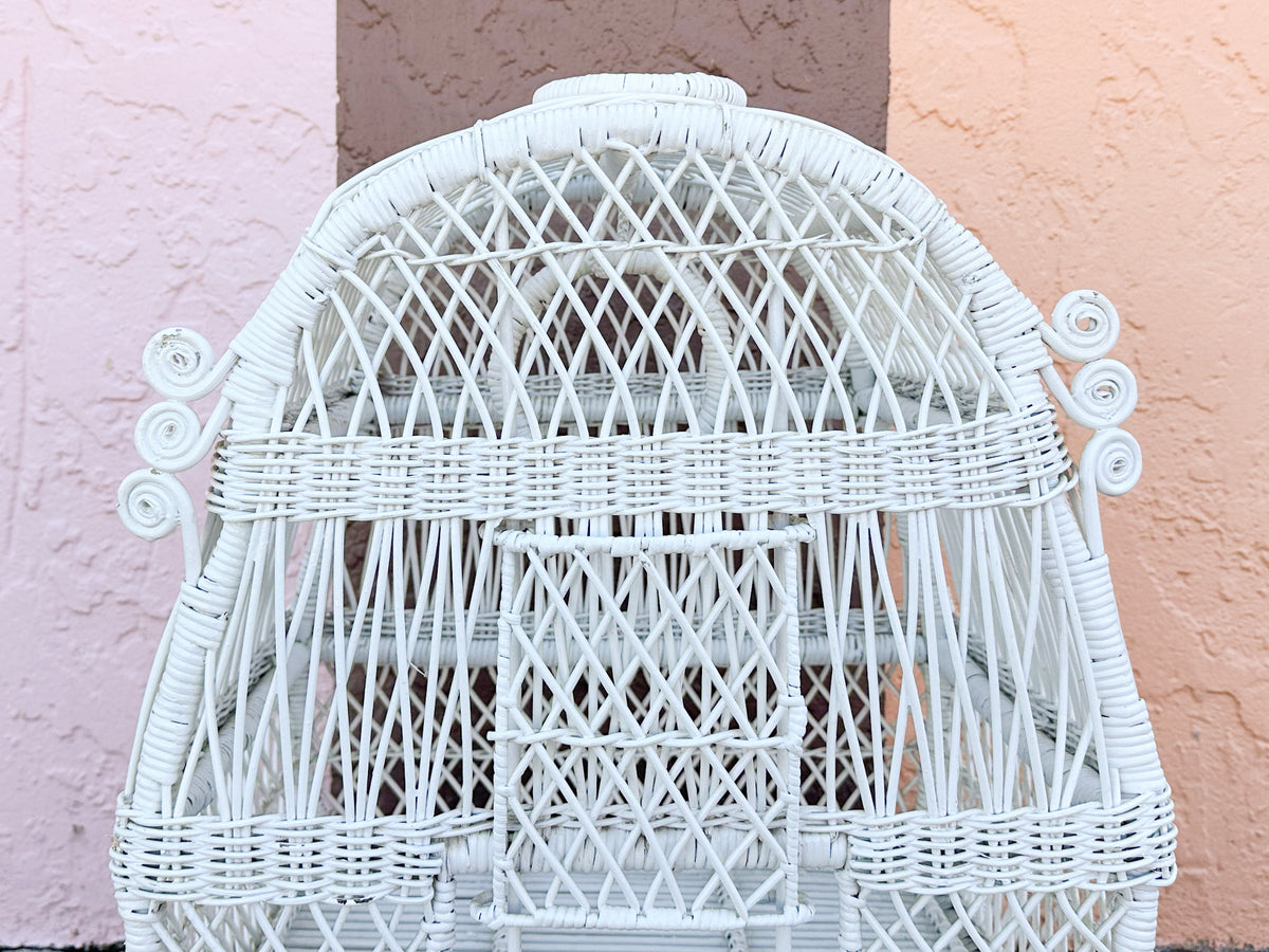 Fiddlehead Wicker Bird Cage