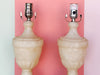 Pair of Petite Faux Alabaster Lamps