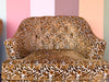 Pair of Brocade Upholstered and Tufted Chairs