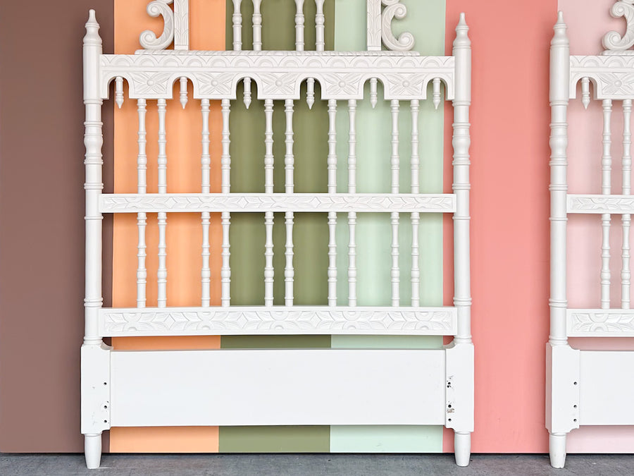 Modern Serena and Lily Chinoiserie Twin Headboards