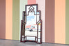 Tortoiseshell Faux Bamboo Mirror