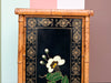 Hand Painted Tortoiseshell Rattan Credenza