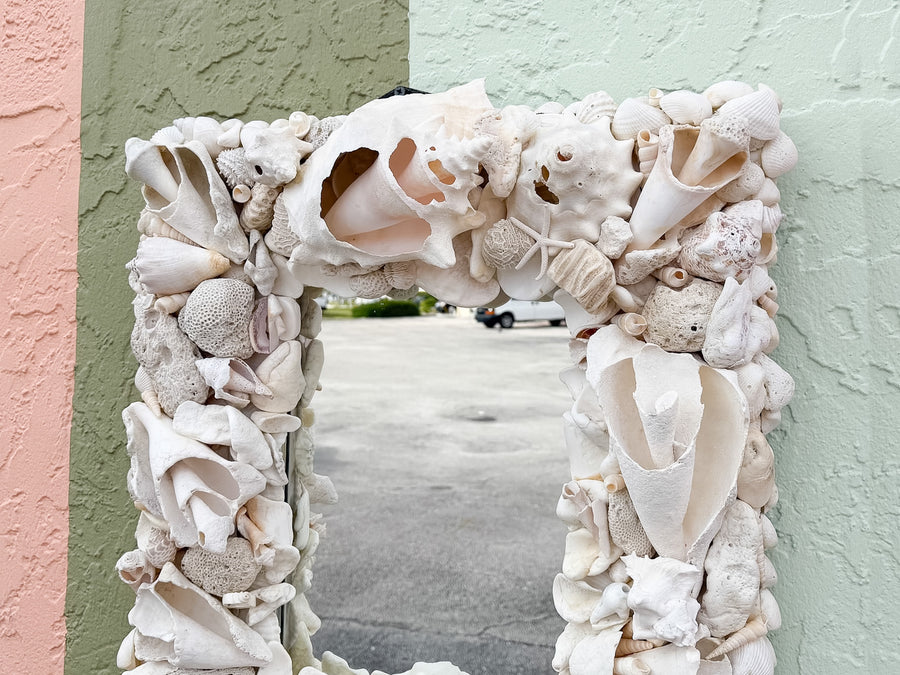 Island Chic Bahamian Shell Mirror