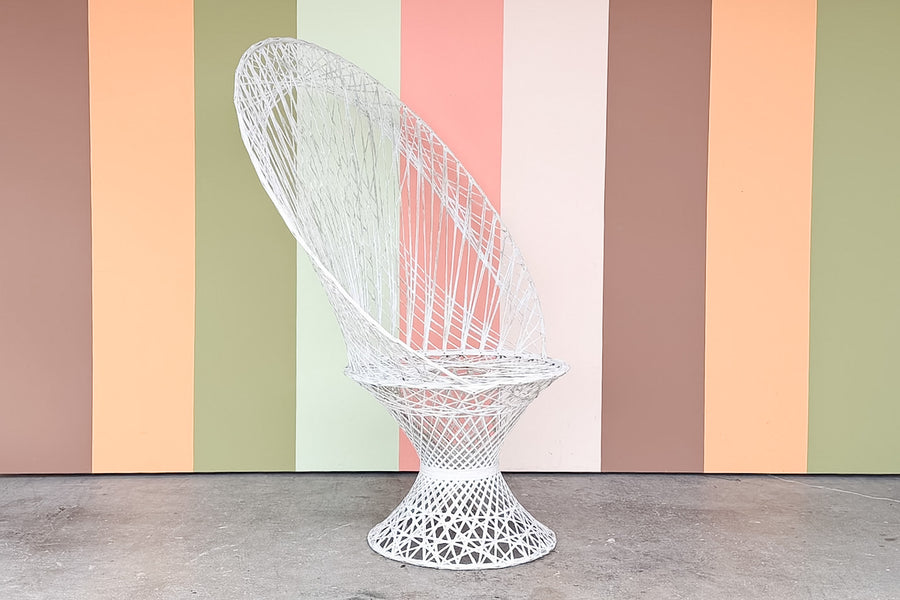 Webspun Peacock Chair