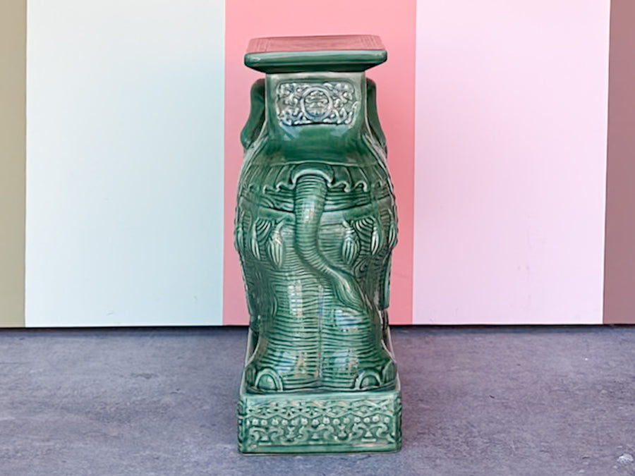 Emerald Elephant Garden Seat
