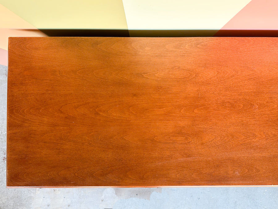 Handsome Faux Bamboo Oversized Dresser