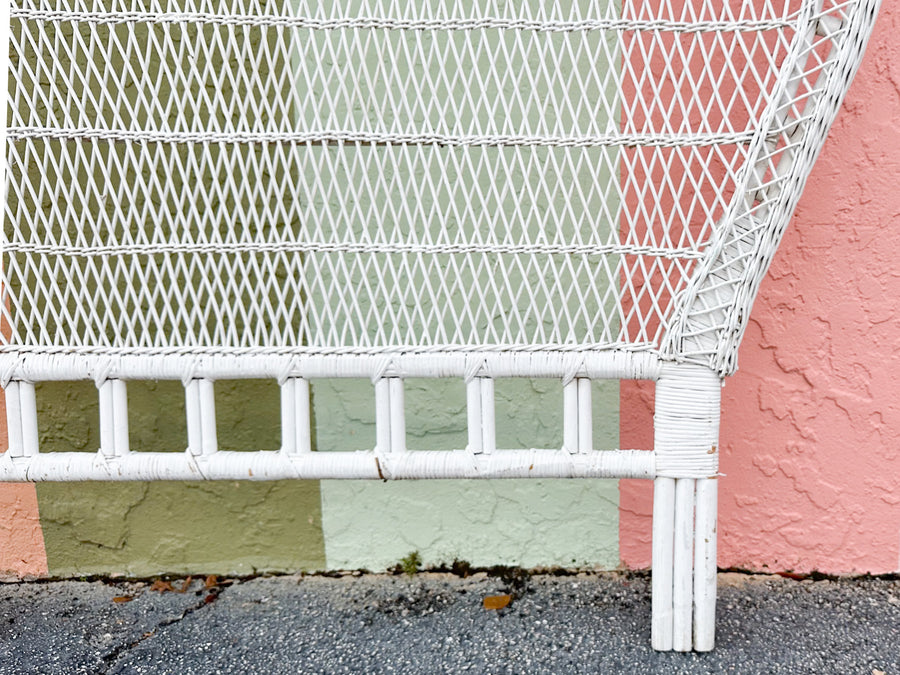 Pair of Wicker Chic Full Headboards
