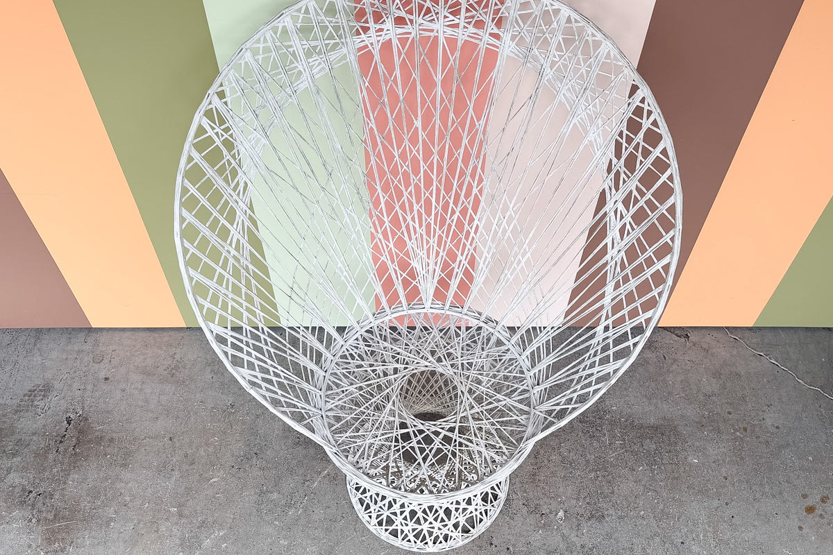 Webspun Peacock Chair