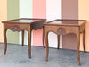 Pair of Handsome Shell Motif Side Tables