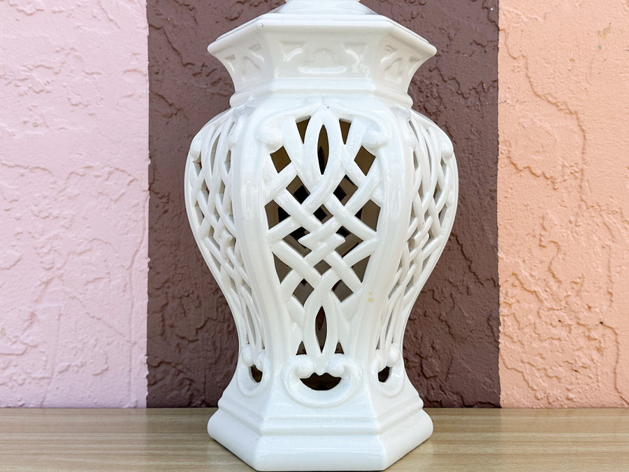 Regency Chic Pierced Lamp
