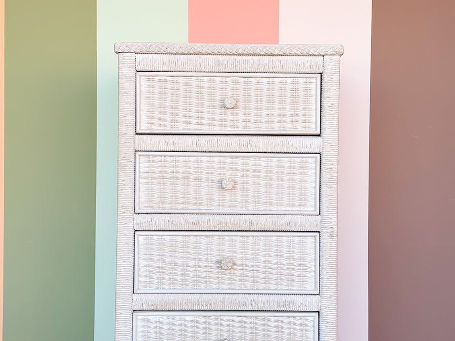 Henry Link Wicker Tall Chest