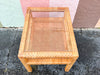 Rattan Wrapped Side Table