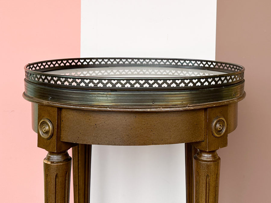 Marble Top Louis XVI Side Table