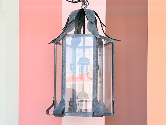 Palm Beach Chic Patina Lantern