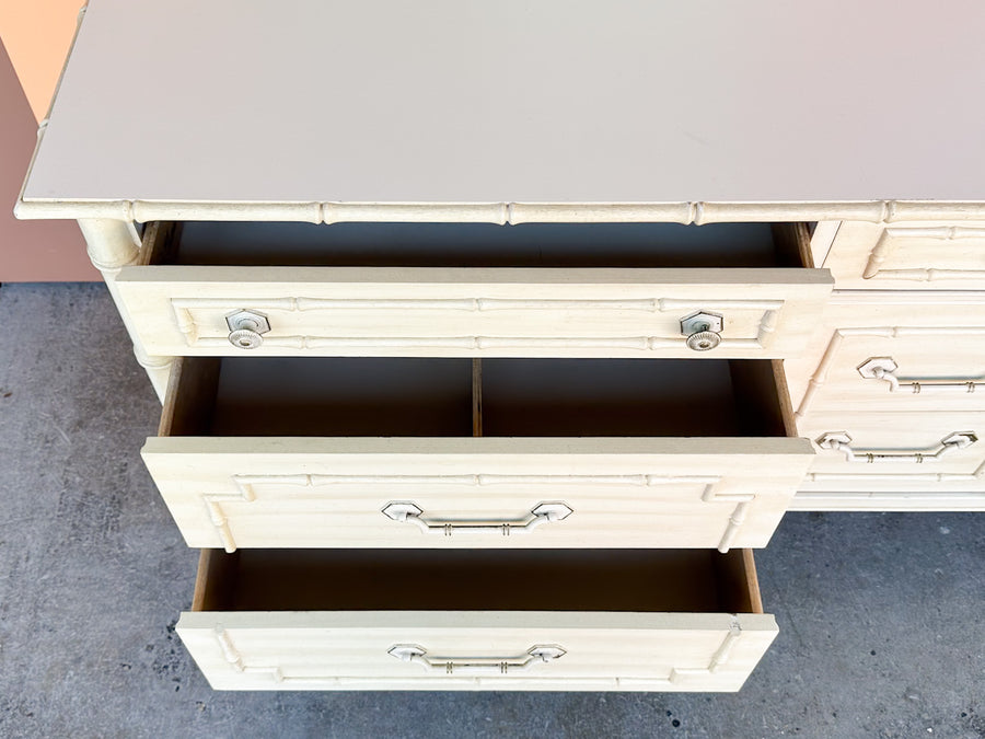 Thomasville Faux Bamboo Dresser