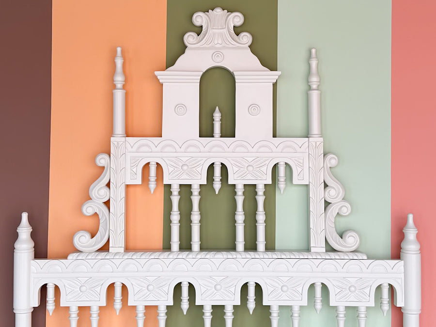 Modern Serena and Lily Chinoiserie Twin Headboards
