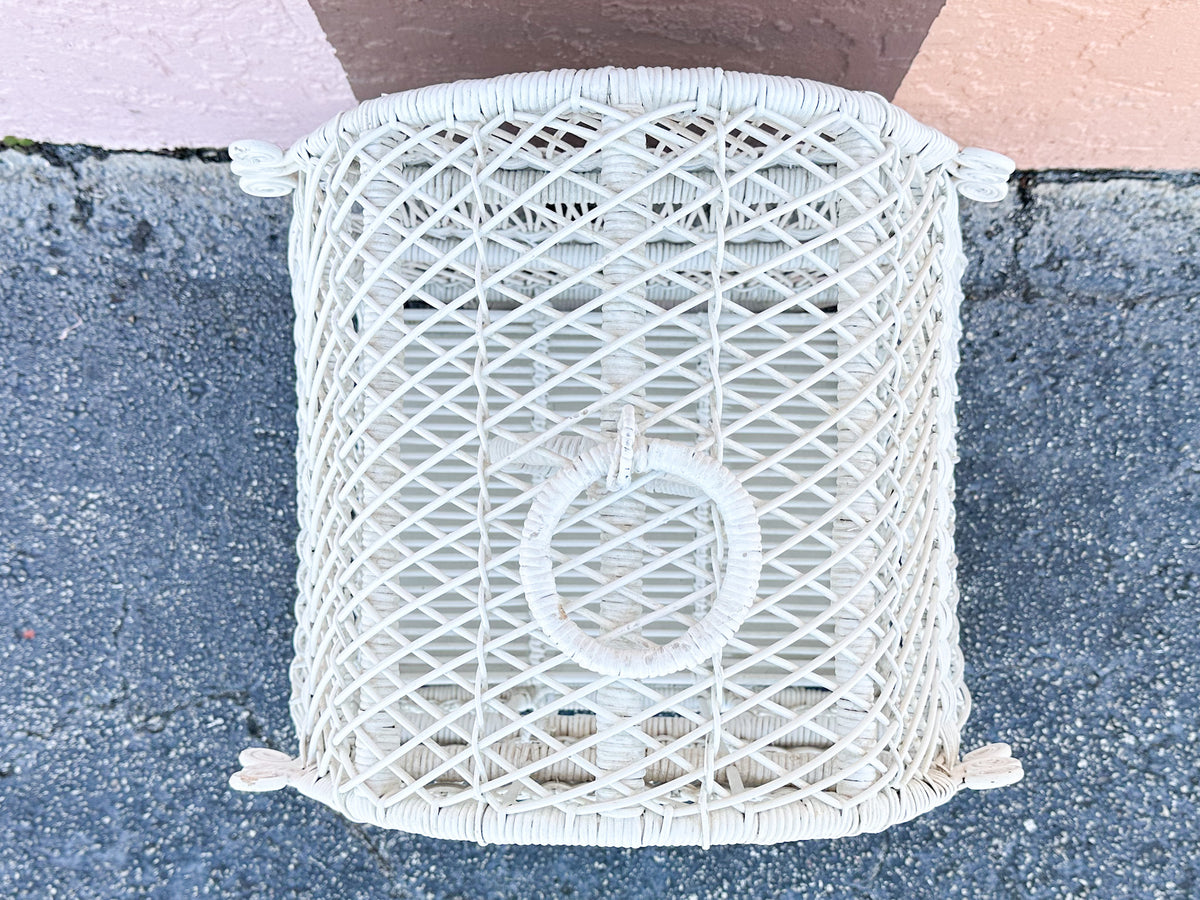 Fiddlehead Wicker Bird Cage