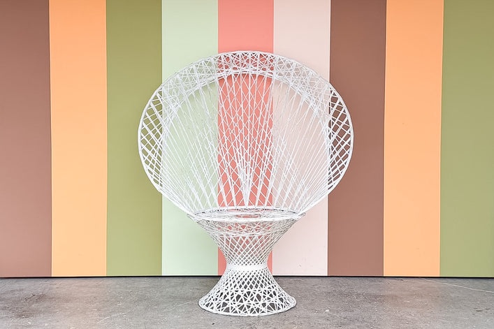 Webspun Peacock Chair