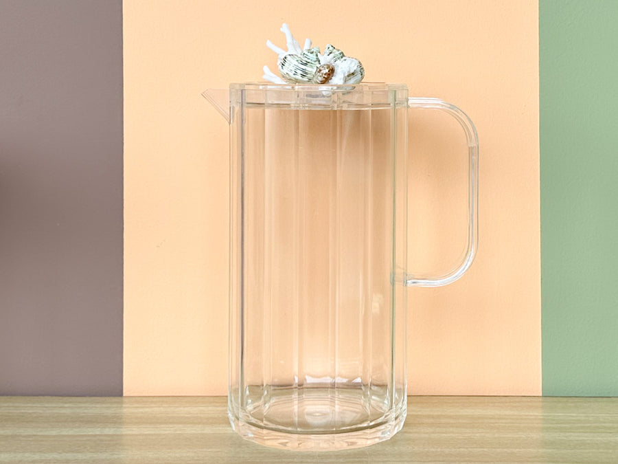 Shell Chic Pitcher and Ice Bucket