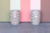 Pair of Pretty Taupe Garden Seats