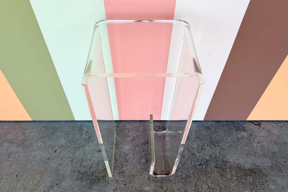 MCM Lucite Pedestal