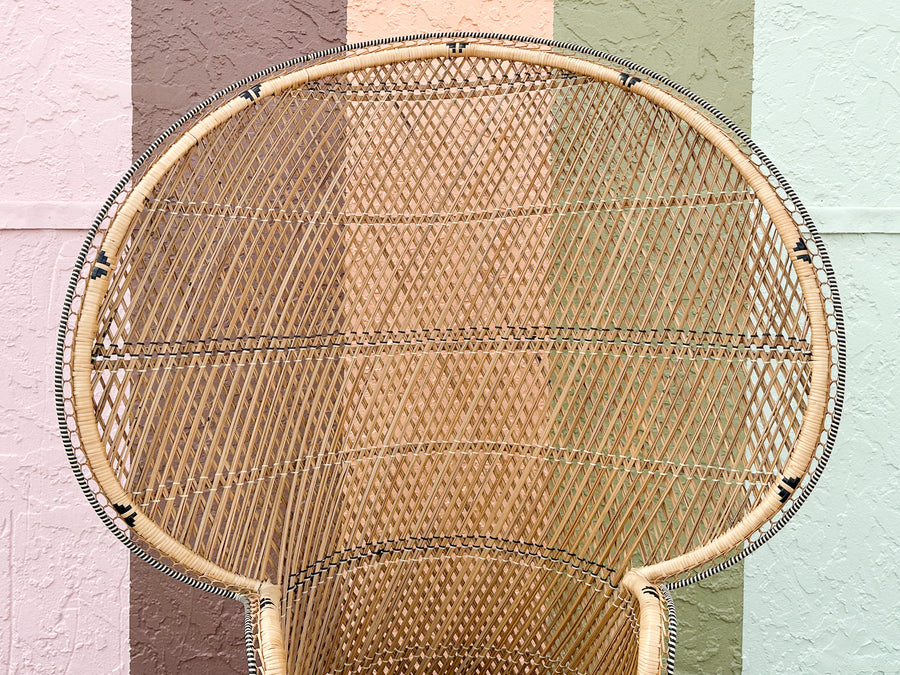So 70s Natural Peacock Chair