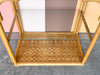 Pair of Whimsical Rattan Etageres