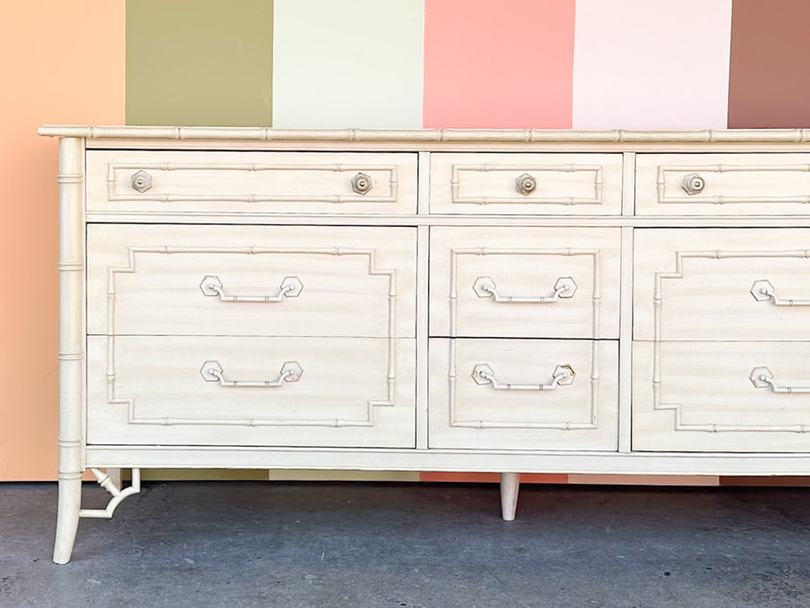 Thomasville Faux Bamboo Dresser