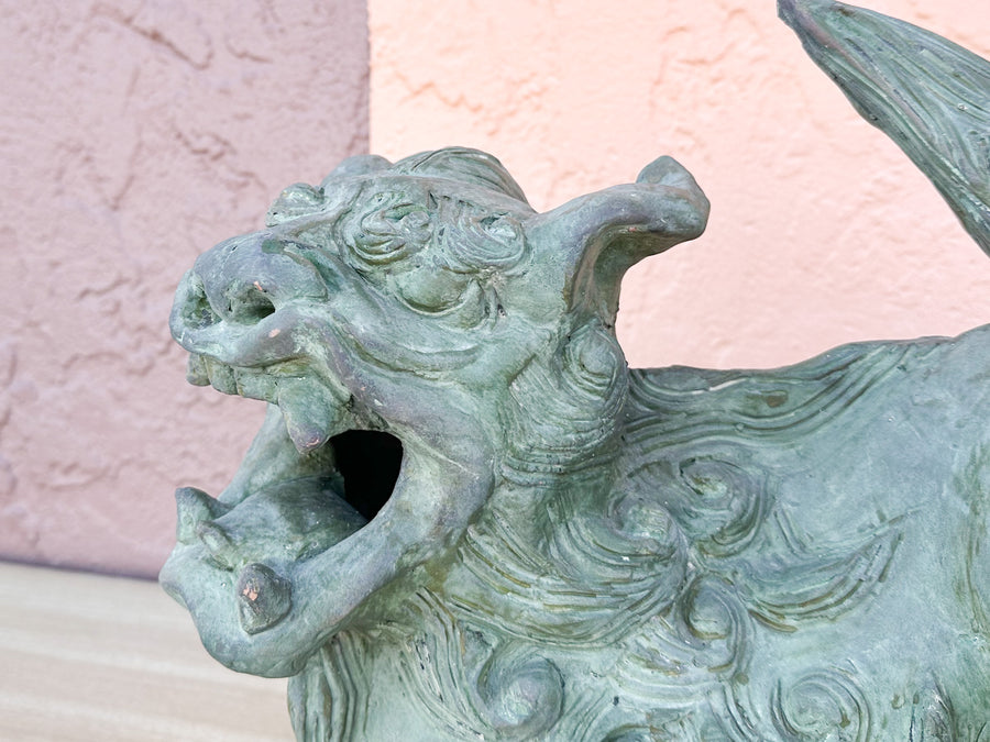 Fierce Patina Foo Dog