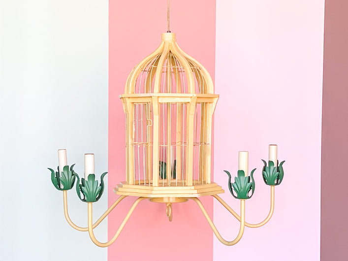 Sweet Birdcage Chandelier