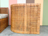 Pair of Coastal Style Rattan Barrel Chairs