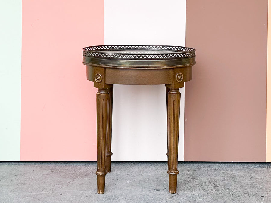 Marble Top Louis XVI Side Table