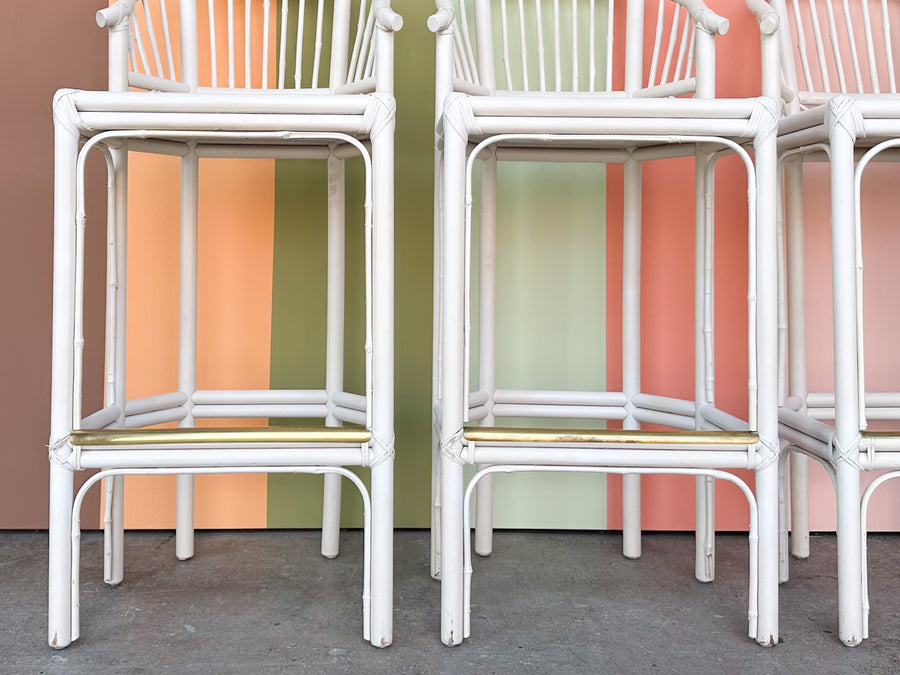 Set of Four Brighton Style Bar Stools