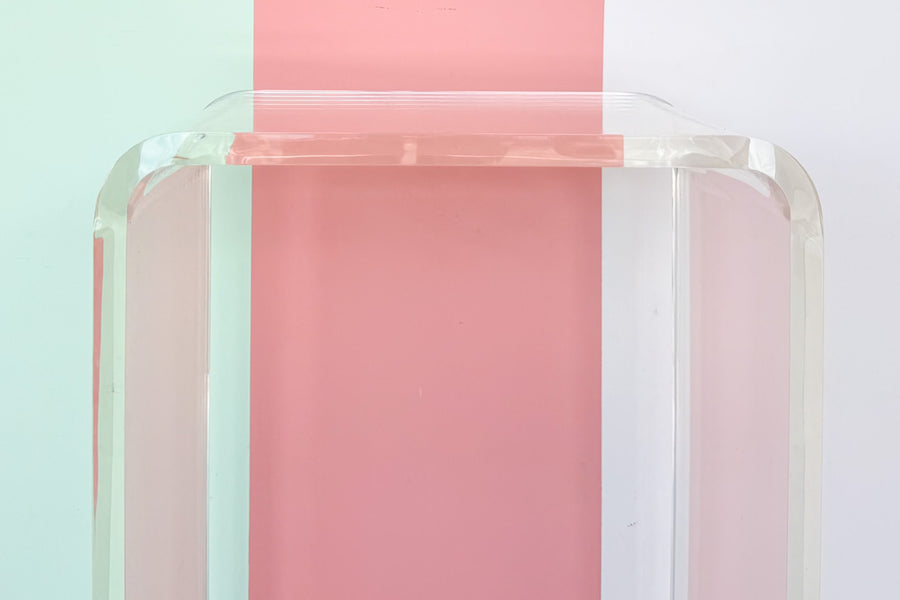MCM Lucite Pedestal