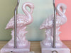 Pair of Pink Flamingo Lamps