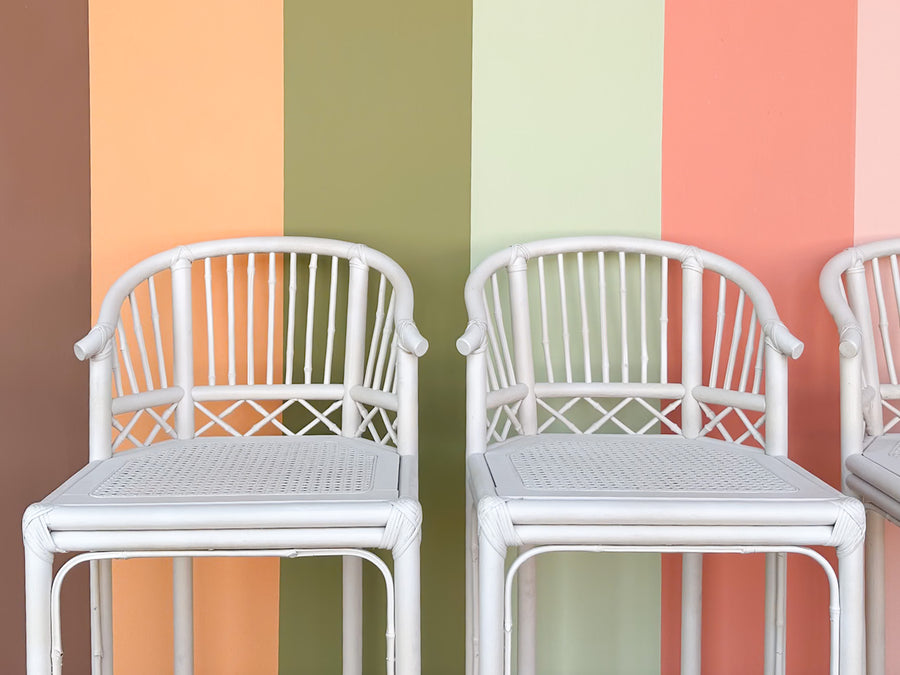 Set of Four Brighton Style Bar Stools