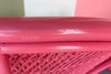 Pair of Hot Pink Whimsical Rattan Chairs