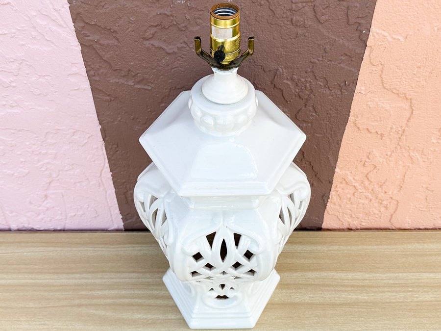 Regency Chic Pierced Lamp
