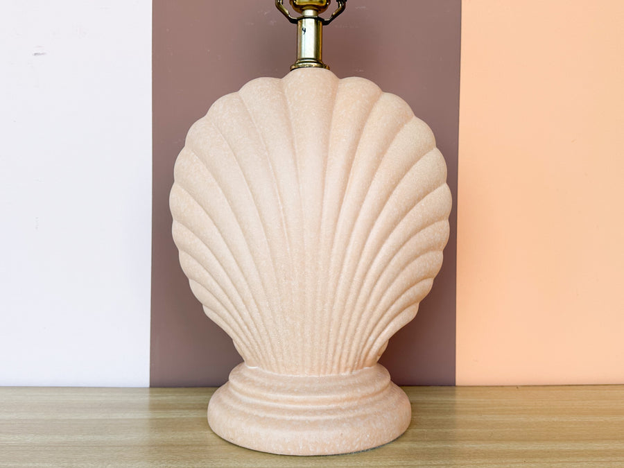 Petite Plaster Shell Lamp