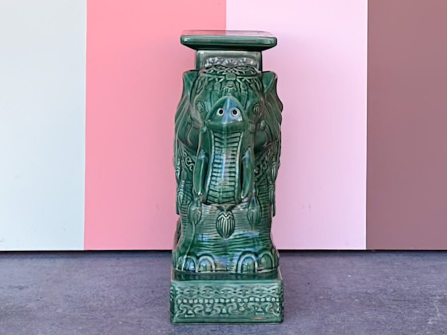 Emerald Elephant Garden Seat