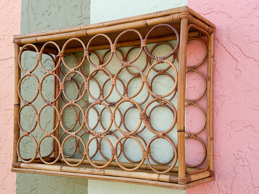 Rattan Wine Rack