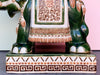 Green Elephant Garden Seat