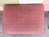 Pair of Pink Plaid X Benches
