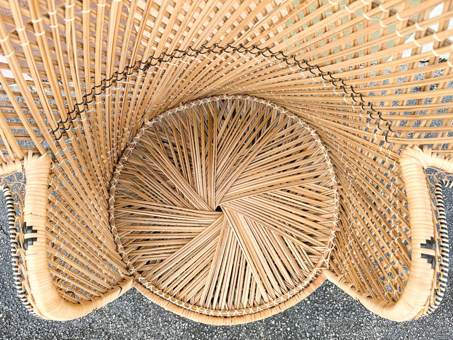 So 70s Natural Peacock Chair