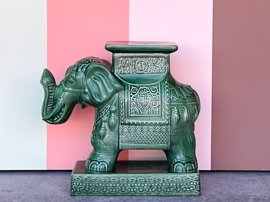 Emerald Elephant Garden Seat