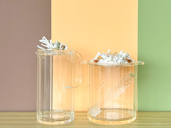 Shell Chic Pitcher and Ice Bucket