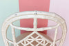 Metal Faux Bamboo Side Chair