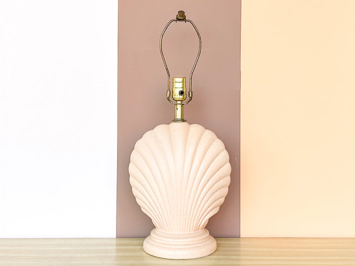 Petite Plaster Shell Lamp