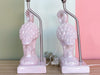 Pair of Pink Flamingo Lamps