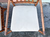 Set of Six Fretwork Rattan Dining Chairs